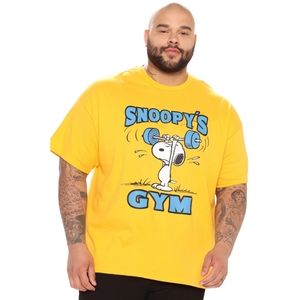 Men's "Snoopy's Gym" Short Sleeve Tee, 3XL
